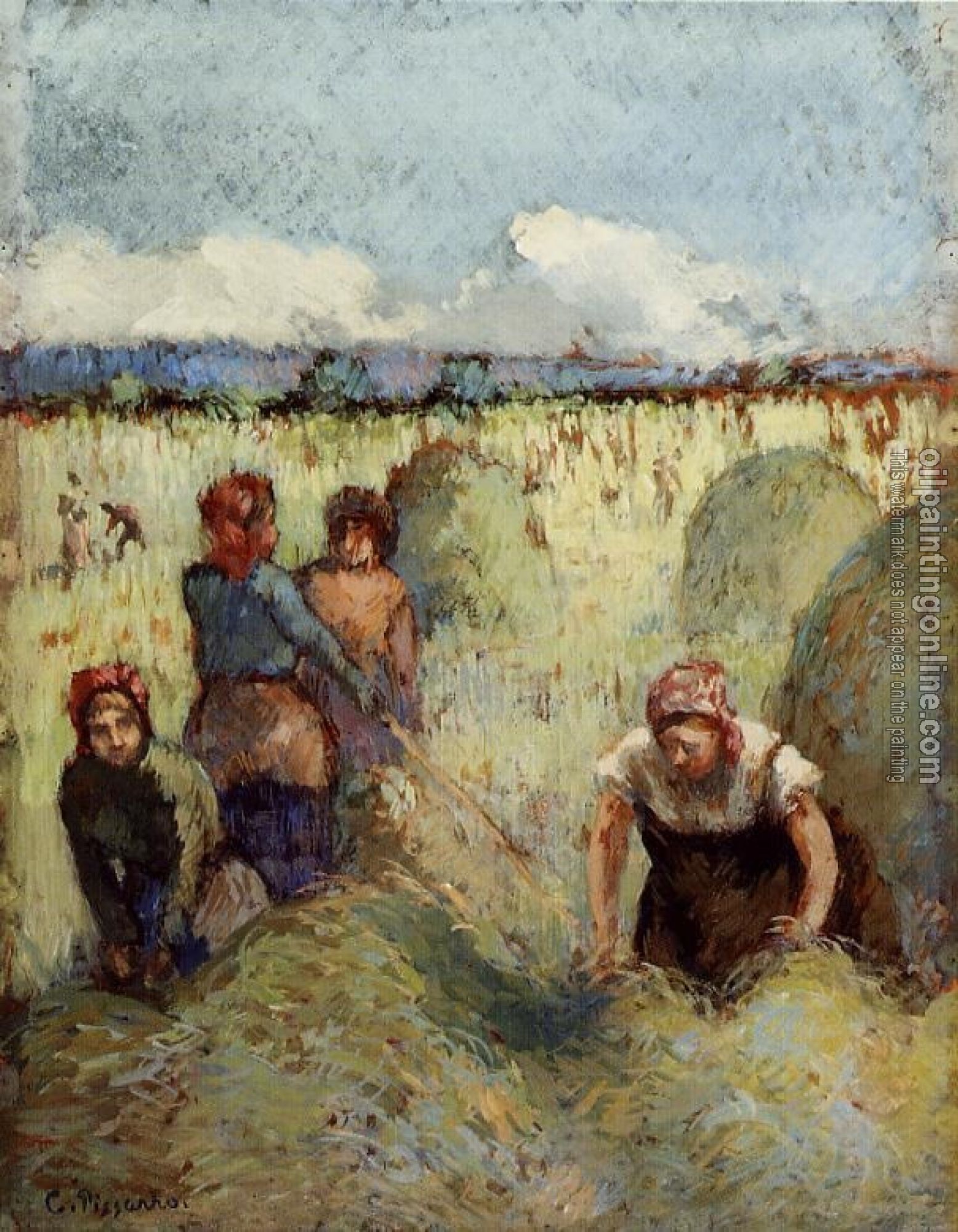 Pissarro, Camille - Making Hay